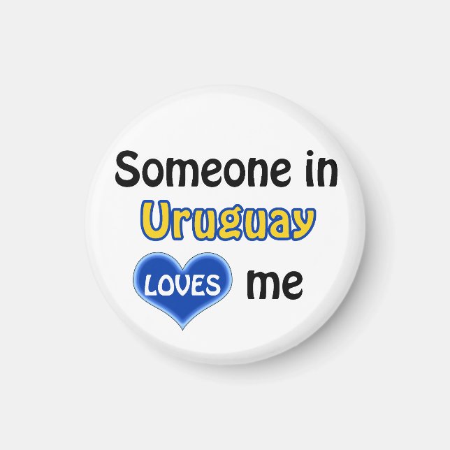 Imán Alguien en Uruguay me ama (Frente)