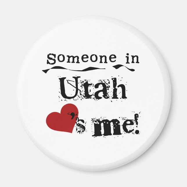 Imán Alguien En Utah Me Ama (Frente)