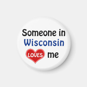 Imán Alguien en Wisconsin me ama