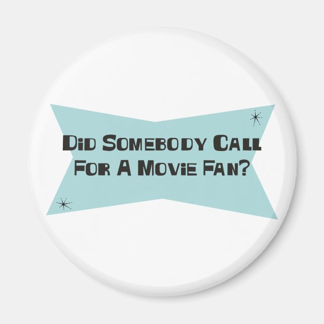 Imán Alguien Llamó A Un Fanático De La Película (Frente)