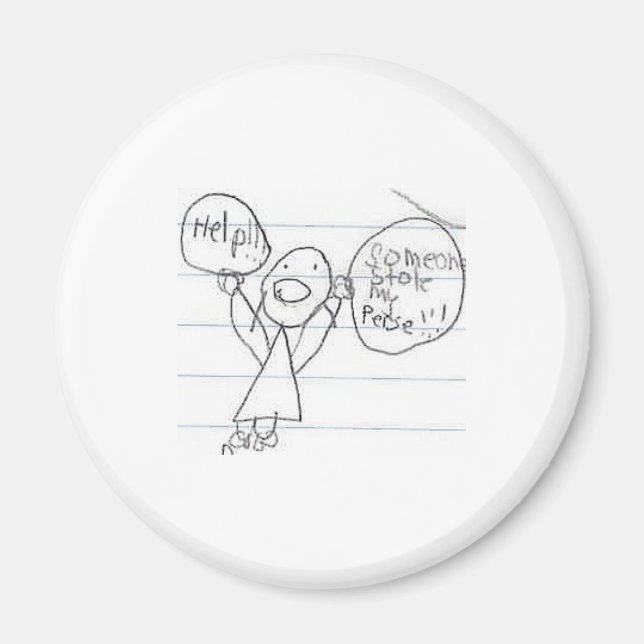 Imán ¡¡¡Alguien Me Robó La Persa!!! (Frente)