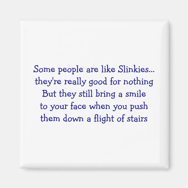 Imán Algunas personas - Magnet cuadrado (Frente)