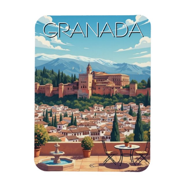 Imán Alhambra Granada España Viajes (Vertical)