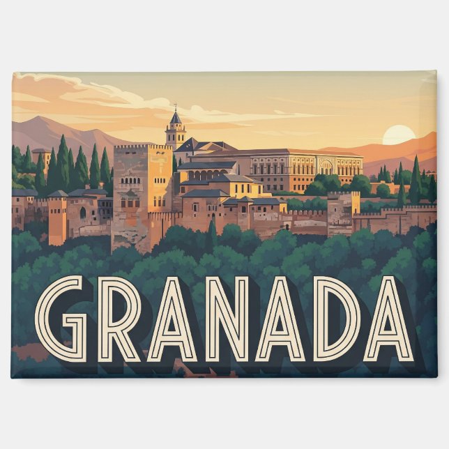 Imán Alhambra Granada España Viajes (Anverso)