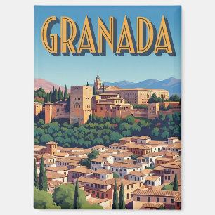 Imán Alhambra vintage Granada España Viajes