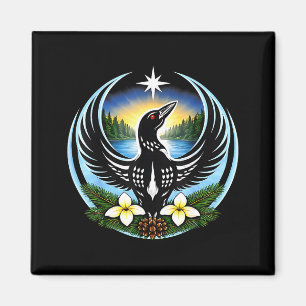 Imán Alianza del loon rebelde de Mn Alianza del loon re