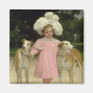 Imán Alice Antoinette de la Mar, de cinco años