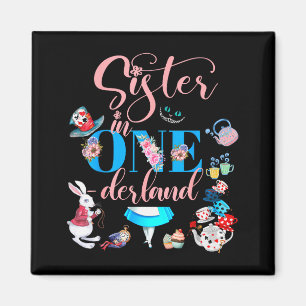Imán Alice en Onederland Hermana de la Familia de Cumpl
