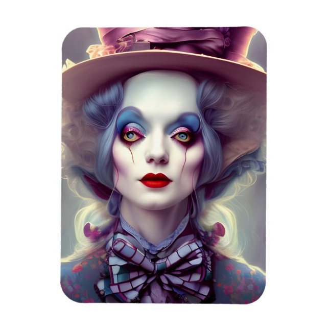 Imán Alice ES el sombrerero (Vertical)