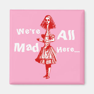 Imán Alice Estirada en Wonderland