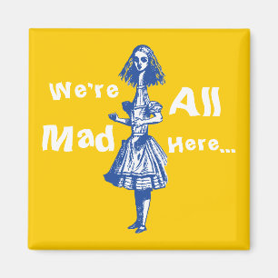 Imán Alice Estirada en Wonderland