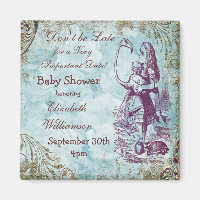 Alice & Flamingo Salven La Fecha Baby Shower