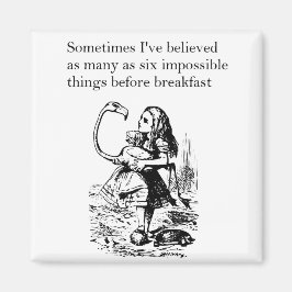 Imán Alice, seis cosas imposibles