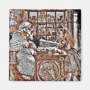 Imán Alice y las ovejas de punto