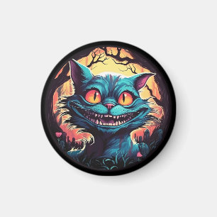 Imán Alicia de gato enmascarado de Cheshire en el país 
