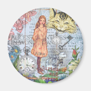 Imán Alicia en Alicia de Conejo Cheshire Clásico de Mar
