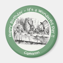 Imán Alicia en el Fiesta de la tierra de las maravillas