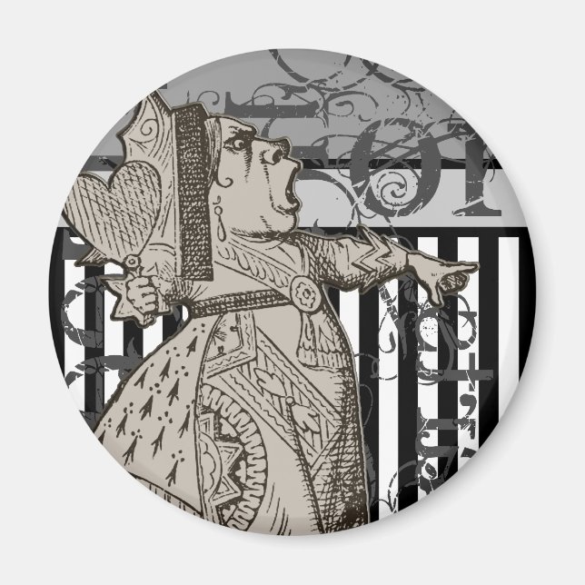 Imán Alicia en el País de las Maravillas Reina del Cora (Frente)