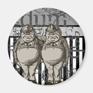 Imán Alicia en el país de las maravillas Tweedledum y