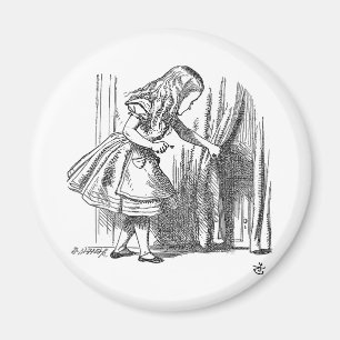 Imán Alicia vintage en el país de las maravillas buscan