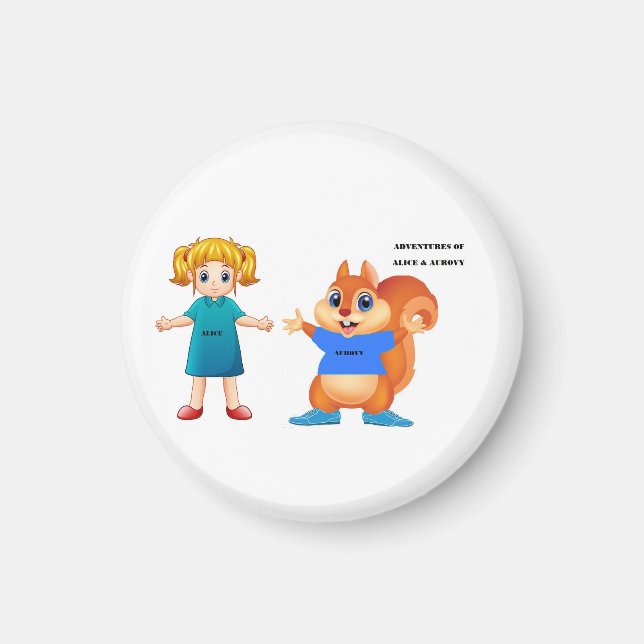 Imán Alicia y el tema de Aurovy (Frente)