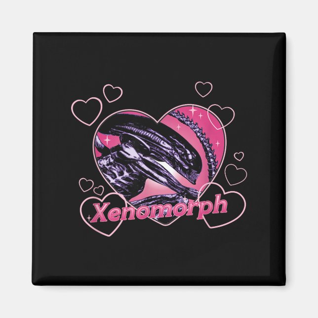 Imán Alien 3 Valentine's Day Loving Xenomorph Heart Rtr (Frente)