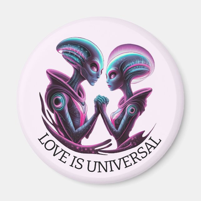 Imán Alien Couple (Frente)