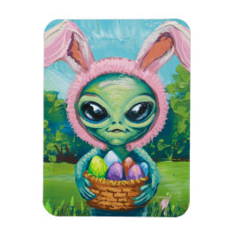Imán Alien Easter Bunny
