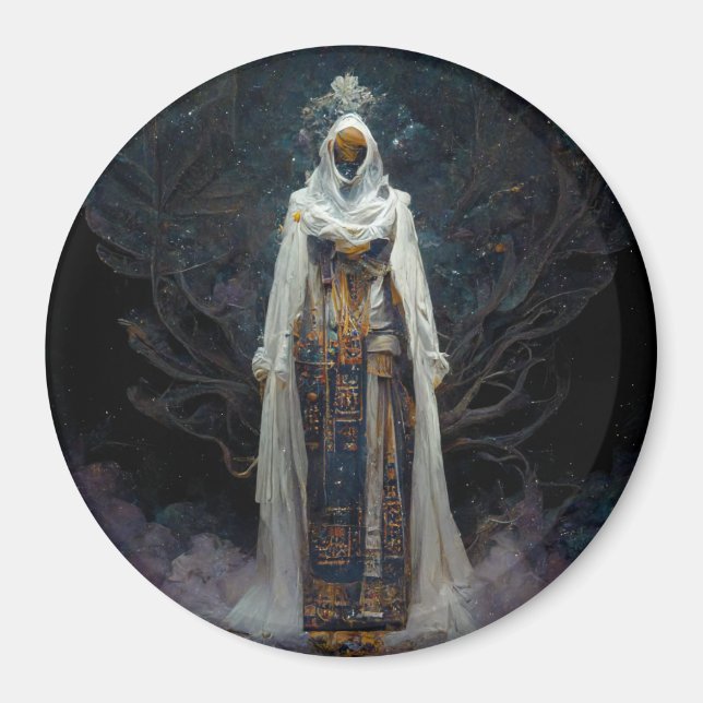 Imán Alien Fae Fantasy Sci-Fi (Frente)