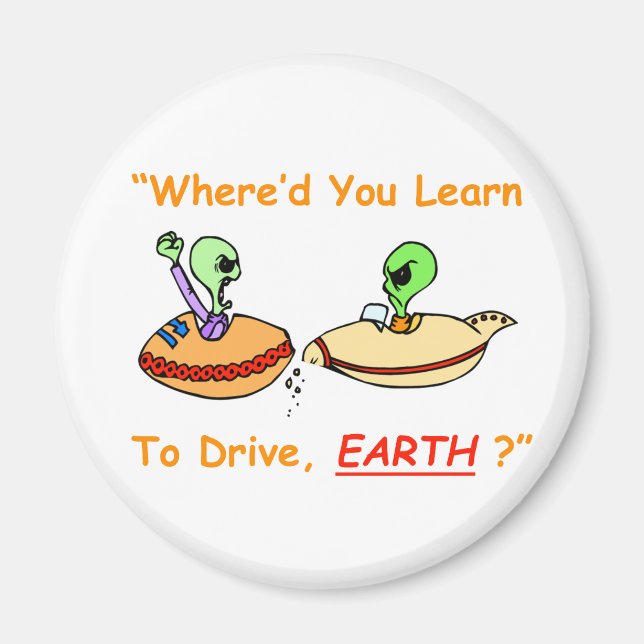 Imán Alien Fender Bender Magnet (Frente)