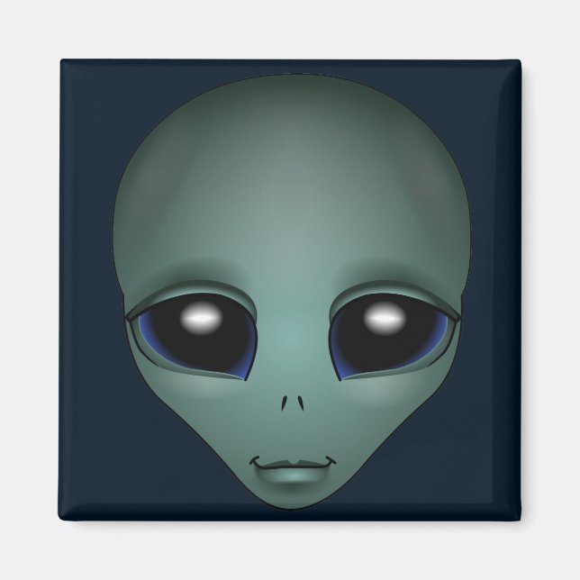 Imán Alien Fridge Magnet Regalos y Decoración Extraterr (Frente)