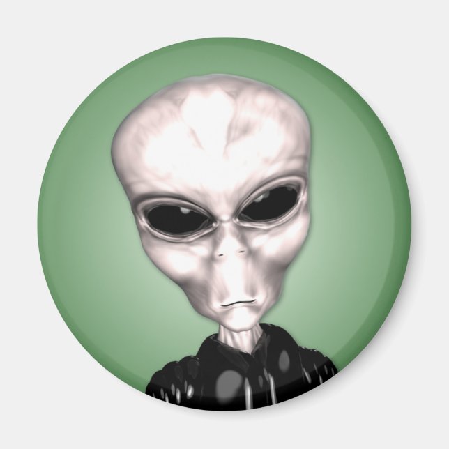 Imán Alien Gray Magnet (Frente)