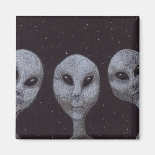 Imán Alien Grays