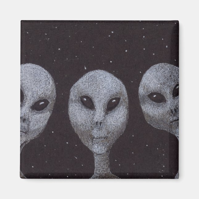 Imán Alien Grays (Frente)