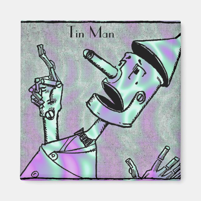 Imán Alien Green, Tin Man Magnet (Frente)