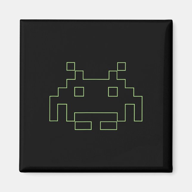 Imán Alien invaders Gamer (Frente)