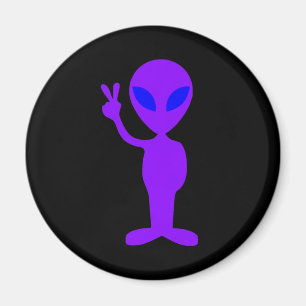 Imán Alien púrpura