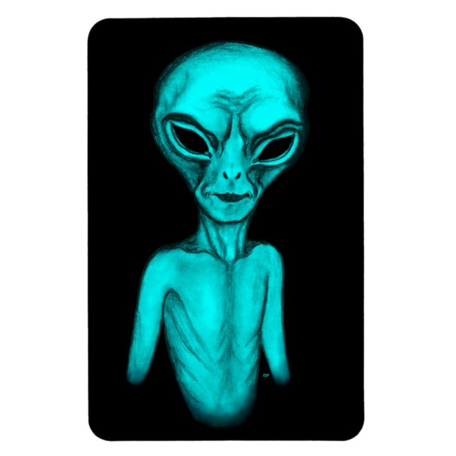 Imán Alien, quiero creer a Magnet (Vertical)