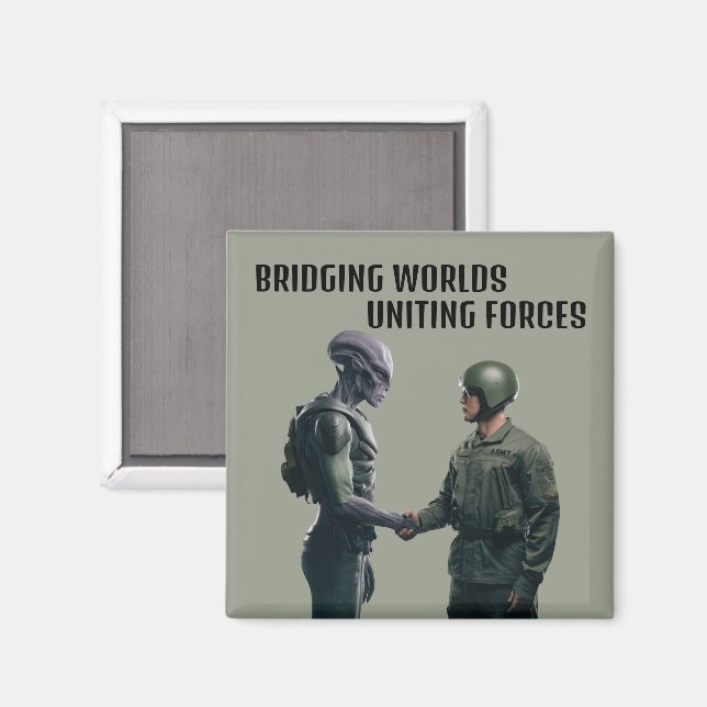 Imán Alien y Soldado (Anverso/Reverso)