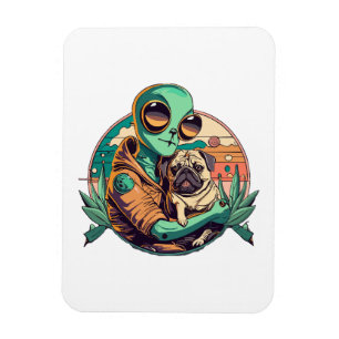 Imán Alienígena y Pug