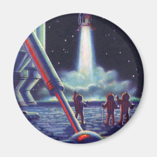 Imán Alienígenas de ciencia ficción vintage saludan a u