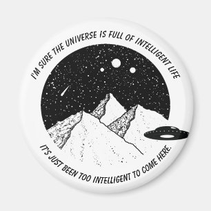 Imán Alienígenas graciosos Vida Inteligente en una cita