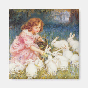 Imán Alimentación de los conejos