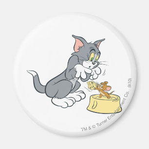 Imán Alimentación de Tom y Jerry el gato