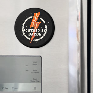 Imán Alimentado por Bacon Estética divertida retro para