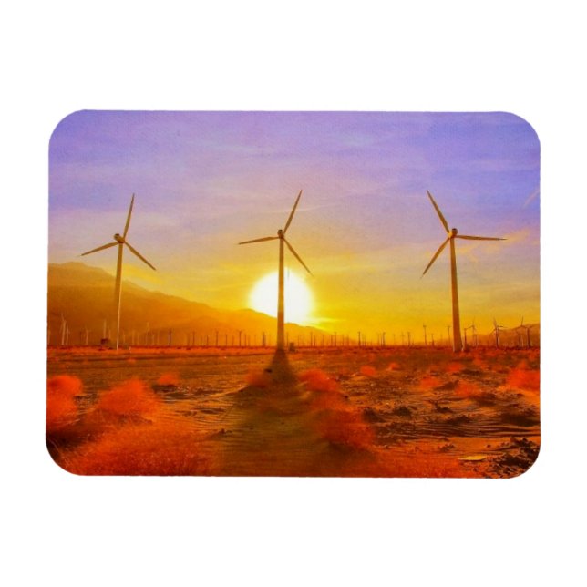 Imán Alimentado por el viento (Horizontal)