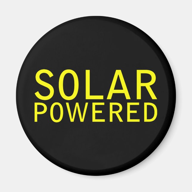 Imán alimentado por energía solar (Frente)