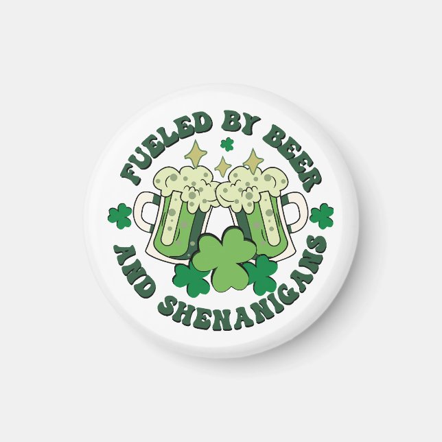 Imán Alimentado Por La Cerveza Y Los Shenanigans (Frente)