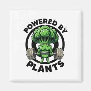 Imán Alimentado Por Plantas Vegan Atlete Vegan Gym Vega