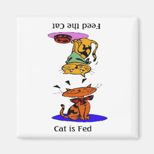 Imán Alimente el gato